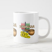 Kerzen von Kwanzaa - Jumbo-Tasse (Rechts)