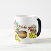 Kerzen von Kwanzaa - Verwandlungstasse (VorderseiteRechts)