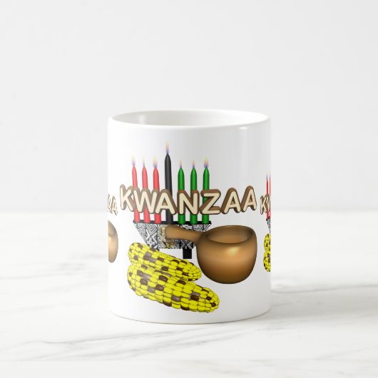 Kerzen von Kwanzaa - Verwandlungstasse (Mittel)