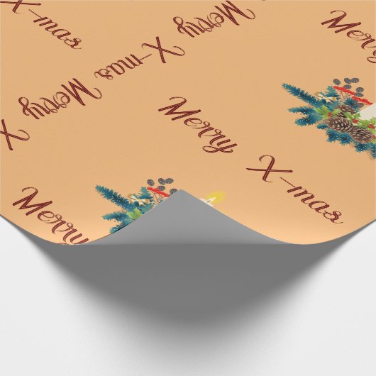 Kerzen Wrapping Papier Geschenkpapier (Ecke)