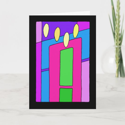 Kerzen zu Weihnachten (Vorderseite)