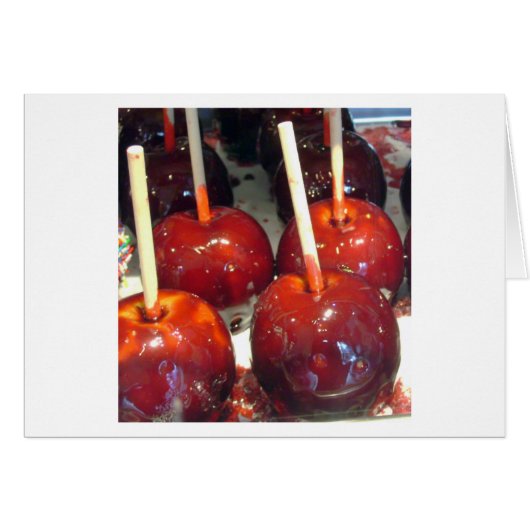 Kerzenäpfel Karte 2 (Vorderseite (Horizontal))