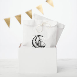 Kerzenbeleuchteter Mond Geschenktütchen