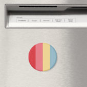 Kerzenfarben vertikal gestreift magnet (In Situ (Geschirrspüler))