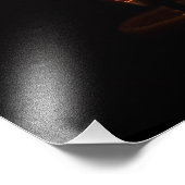 Kerzenflame 2 fotodruck (Ecke)