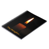 Kerzenflame Notizblock (Linke Seite)