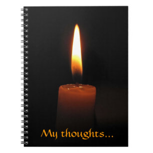 Kerzenflame Notizblock