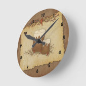 Kerzenhalle Runde Wanduhr (Winkel)