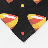 Kerzenhalloween Fleecedecke (Ecke)