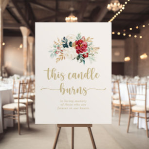 Kerzenhalter Classic Gold Floral Poster