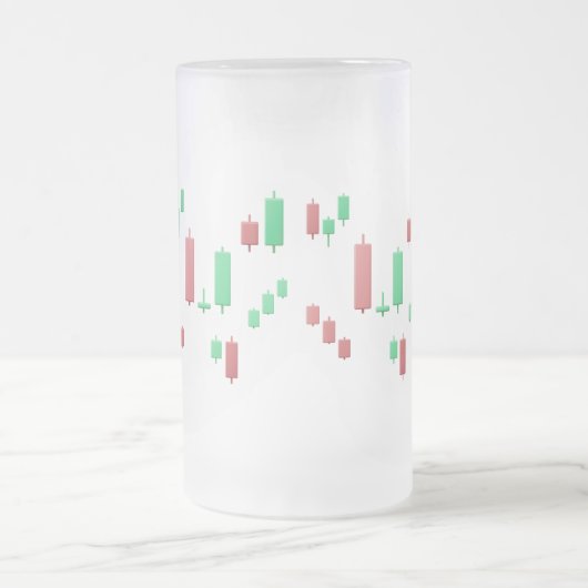 Kerzenhalter Mattglas Bierglas (Mittel)