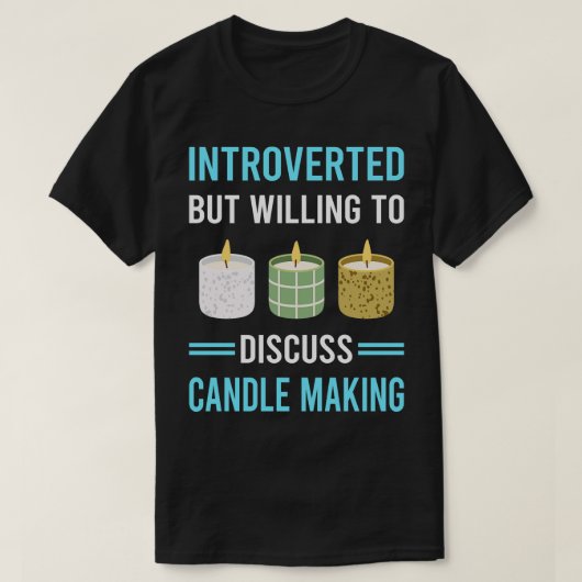 Kerzenherstellung T-Shirt (Design vorne)