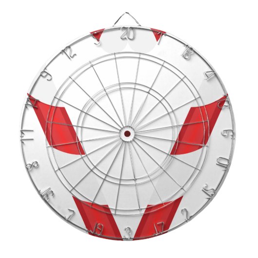 Kerzenherz Dartscheibe (vorne)
