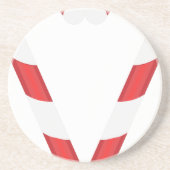 Kerzenherz Getränkeuntersetzer (Vorne)