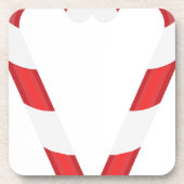 Kerzenherz Getränkeuntersetzer (Vorderseite)