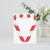 Kerzenherz Postkarte (Stehend Vorderseite)