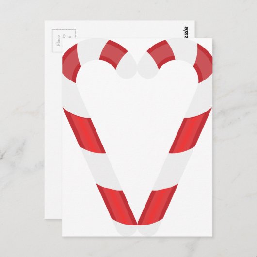Kerzenherz Postkarte (Vorne/Hinten)