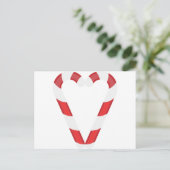 Kerzenherz Postkarte (Stehend Vorderseite)