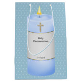 Kerzenjunge * wählen Sie die Hintergrundfarbe Mittlere Geschenktüte (Vorderseite)