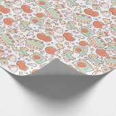Kerzenkuchen Geschenkpapier (Ecke)