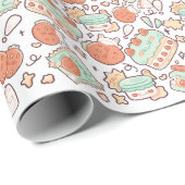 Kerzenkuchen Geschenkpapier (Rolleneckpunkt)