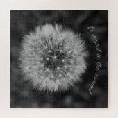 Kerzenleuchter. Seien Sie im Moment anwesend. Puzzle (Horizontal)