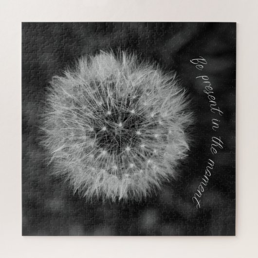 Kerzenleuchter. Seien Sie im Moment anwesend. Puzzle (Horizontal)