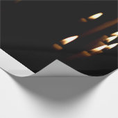 Kerzenlicht Geschenkpapier (Ecke)