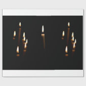 Kerzenlicht Geschenkpapier (Flach)