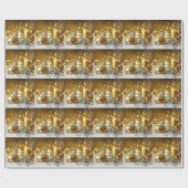 Kerzenlicht Geschenkpapier (Flach)