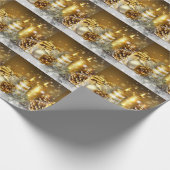 Kerzenlicht Geschenkpapier (Ecke)