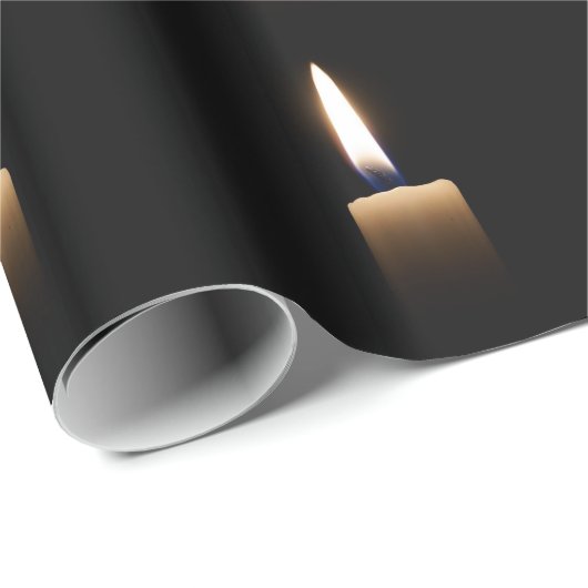 Kerzenlicht Geschenkpapier (Rolleneckpunkt)