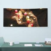 Kerzenlicht-Glanz-Event-Banner – Anpassbar Banner (Messe)