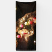 Kerzenlicht-Glanz-Event-Banner – Anpassbar Banner (Vertikal)