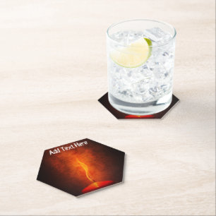 Kerzenlicht im Dunkeln Untersetzer