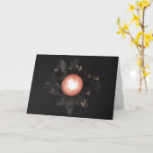 Kerzenlicht Karte (Gelbe Blume)