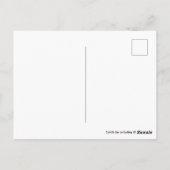 Kerzenlicht Postkarte (Rückseite)