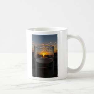 Kerzenlicht Sonnenuntergang Kaffeetasse