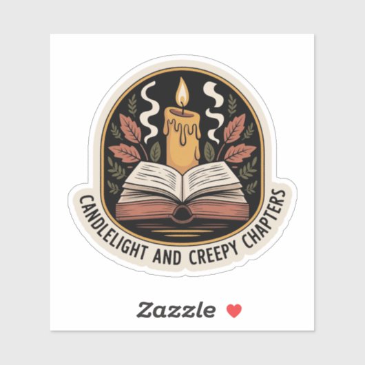 Kerzenlicht und Creepsis Kapitel Aufkleber (Blatt)