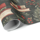 Kerzenlicht Weihnachtswrapping Paper Geschenkpapier (Rolleneckpunkt)