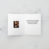 Kerzenlichtkarte Karte (Innenseite)