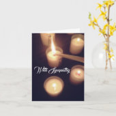 Kerzenlichtkarte Karte (Gelbe Blume)