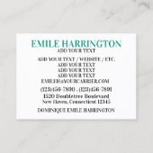 Kerzenmacherei, Wellness-Center, Einzelhandelsgesc Visitenkarte (Rückseite)