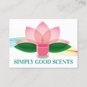 Kerzenmacherei, Wellness-Center, Einzelhandelsgesc Visitenkarte (Vorderseite)