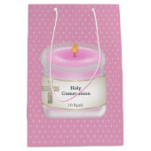 Kerzenmädchen * wählen Sie Hintergrundfarbe Mittlere Geschenktüte (Vorderseite)