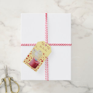 Kerzenmalerei in Herzform Geschenkanhänger