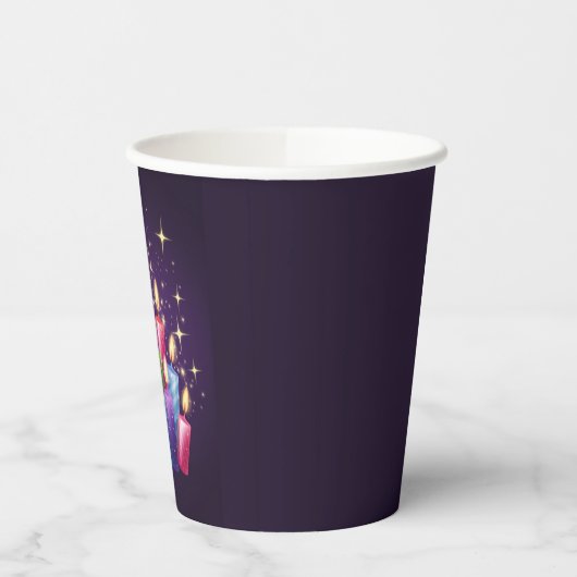 Kerzenschein Pappbecher (Links)