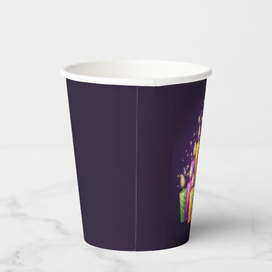 Kerzenschein Pappbecher (Rechts)