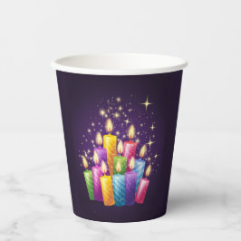 Kerzenschein Pappbecher