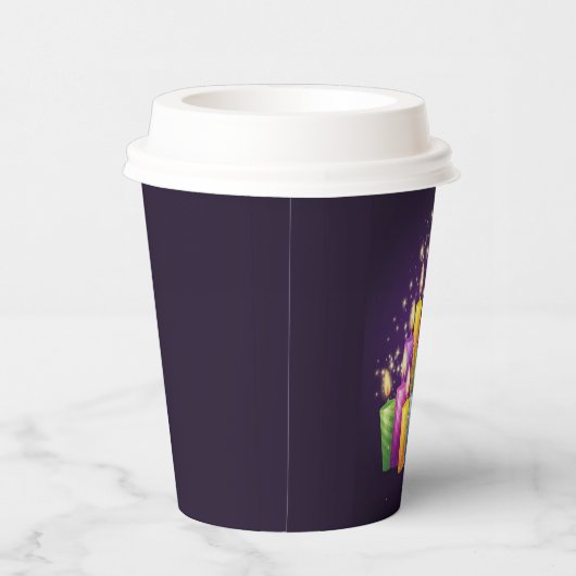 Kerzenschein Pappbecher (Rechts)